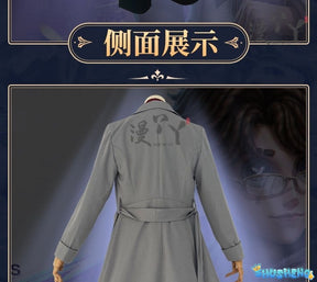 Game Identity V Eli Clark Cosplay Costume Wig Seer BLK Uniform Set Halloween Carnival Play Role Party Prop Anime Cosplay Clothes