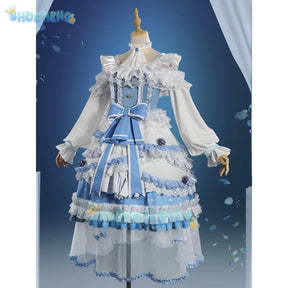 Identity V Emma Woods Gardener Flower Wedding Valentine's Day Elegant Dress Cosplay Costume Halloween Party Outfit