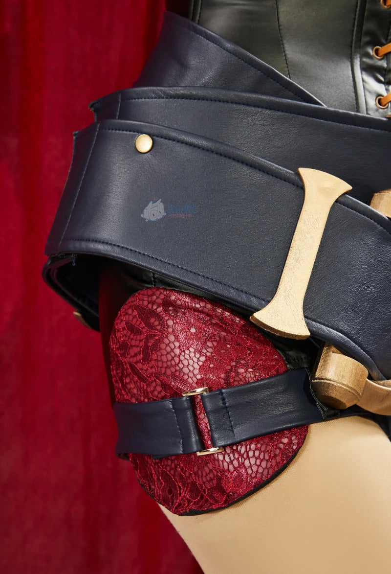 Briar Game LOL Cosplay the Restrained Hunger Costume Sexy jumpsuit leather suit party carnival high-quality Woman uniform outfit