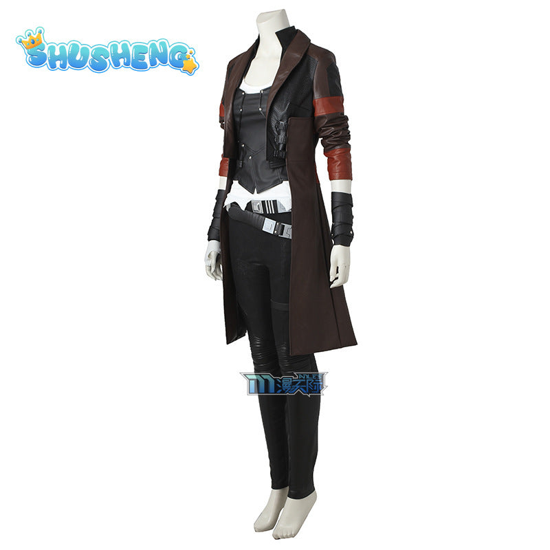 Gamora Cosplay Fantasy Movie Guard 2 Female Superhero Costume Disguise Adult Women Cosplay Roleplay Fantasia Outfits Female