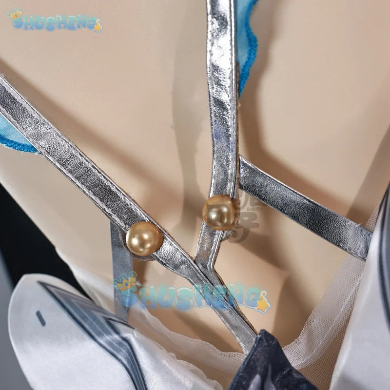 The Shorekeeper Cosplay Clothes Game Wuthering Waves Anime Women Sexy Uniform Halloween Costumess Party Suit Role Play Clothing
