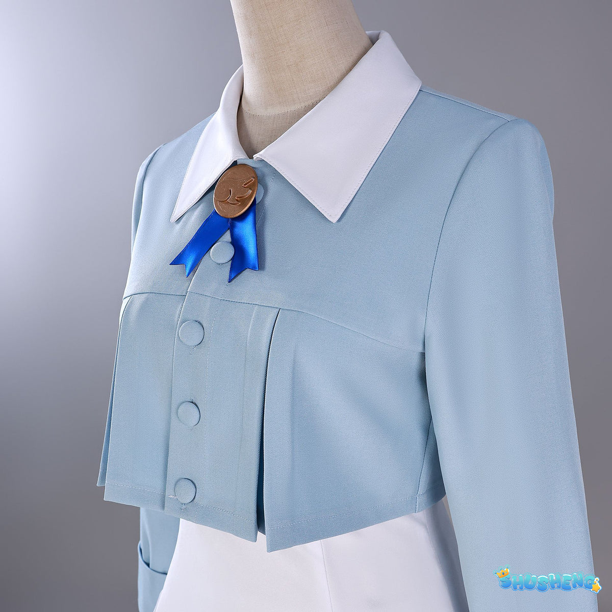 KINOMOTO SAKURA Blue White Dating Dress Variety Sakura Anime Clothing Two-Dimensional game Halloween Uniform