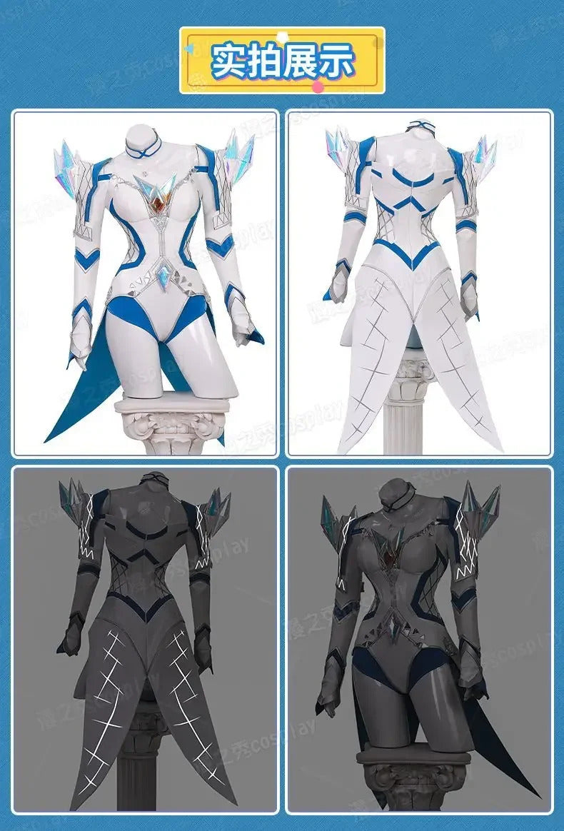 New Wave Skin White Queen Cosplay Costume Emma Frost‌ Uniform Halloween Carnival Party Christmas Play Role Clothes Clothing