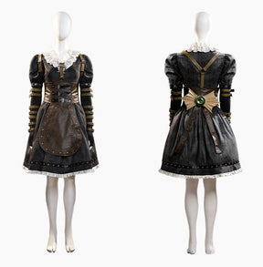 Alice Liddell Cosplay Costume Game Alice Madness Returns Costume New Version Steam Dress Victorian Dress Halloween Party Outfits