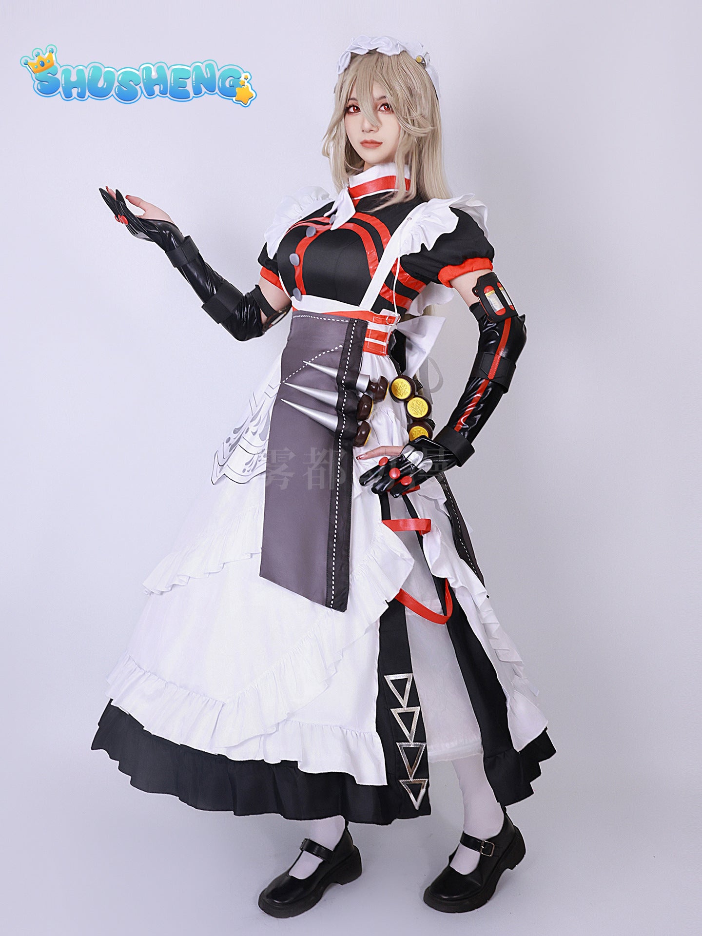 Alexandrina Sebastiane Rina Cosplay Costume Dress Zenless Zone Zero Maid Uniform Victoria Housekeeping Halloween Party Women