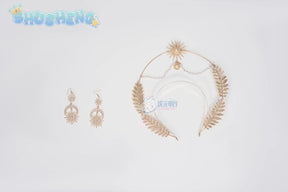 Zelda Cosplay Costume Halloween party wig Elf ears Accessories gorgeous cute Lolita dress Zelda princess Woman set