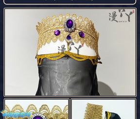 Game Identity V Antiquarian Qi Shiyi Cosplay Costume Crow Cosplay Black Uniforms Halloween Party Role Play Outfit Suit for Woman