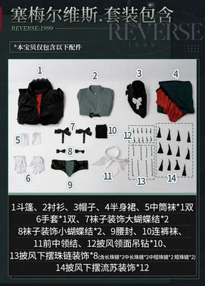 Shusheng Reverse:1999 Semmelweis Women Gown Cosplay Costume Cos Game Anime Party Uniform Hallowen Play Role Clothes Clothing