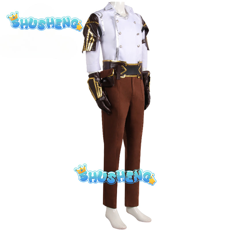 LoL Arcane Jayce Cosplay Costume The Defender Of Tomorrow Uniform Outfits Halloween Carnival Suit For Man