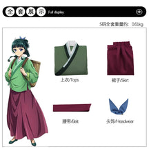 Maomao Jinshi Cosplay Costume Kusuriya no Hitorigoto The Apothecary Diaries Jinshi Wig Hanfu Green Uniform Kimono Headress Suit