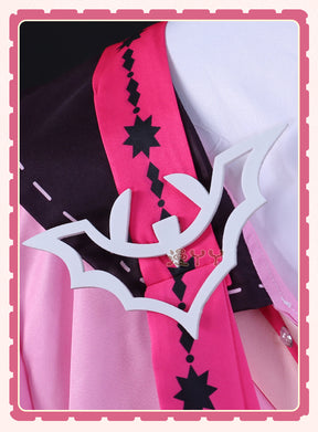 Aster Role-playing Costume Game Nu Carnival Aster Cosplay Outfits Halloween Party Set Short Pink Hair Role Play
