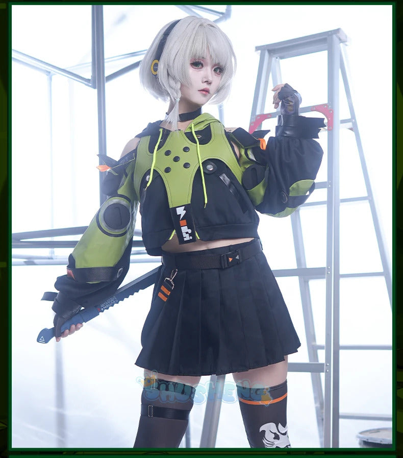 Shusheng Zenless Zone Zero Anby Demara Women Cosplay Costume Cos Game Anime Party Uniform Hallowen Play Role Clothes Clothing