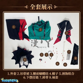 Barmaid Demi Bourbon Cosplay Costume Halloween Christmas Role Playing Party Comic con Game Anime Costume