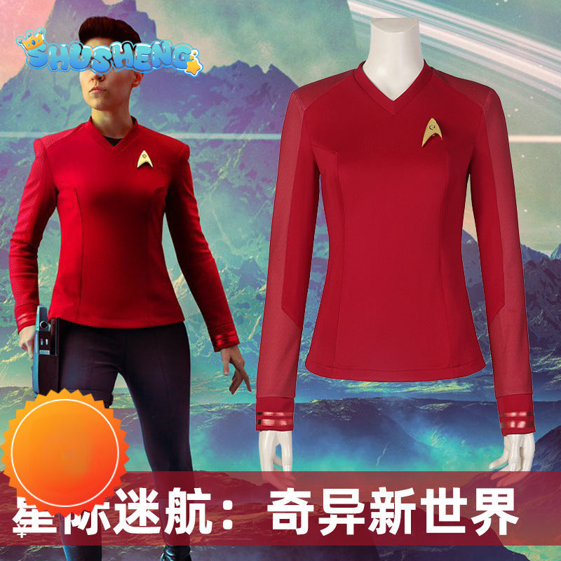 In Stock Star Trek: Strange New Worlds Cosplay Top Halloween Christmas Party Costume Cos Clothes Stage Performance Role Play