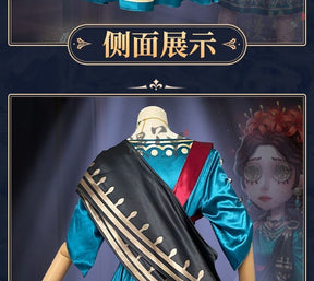 Game Identity V Emily Dyer/Doctor Cosplay Costume Elegant Gorgeous Formal Dress Carnival Role Play Clothing