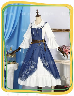 Shusheng-N Game Arknights BAGPIPE Cosplay Costume Uniform Halloween Carnival Party Christmas Play Role Clothes Clothing for Women