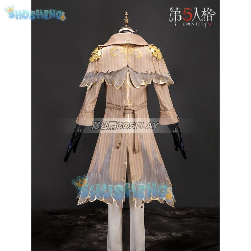 Identity V Naib Subedar Mercenary Game Suit Gorgeous Handsome Uniform Cosplay Costume Halloween Party Outfit Men