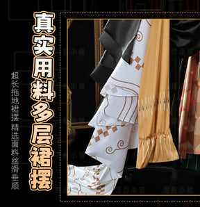 Arknights Muelsyse Walk the Golden Dream Cosplay Costume Girls Anime Game Character Outfit Official Rhodes Island Operator Dress