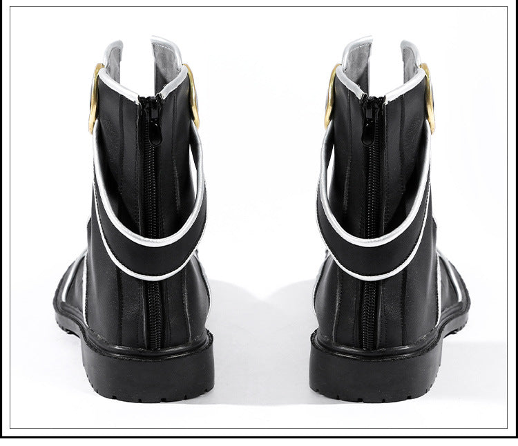 Shusheng-R Clair Obscur:Expedition 33 Verso Cosplay Costume Halloween Men's Fantasy Uniform Coat Props Shoes Accessories Set