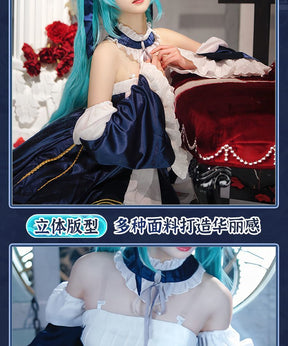 Hatsune Miku Cosplay Costume 39 Party Moon Dress Clothing Accessories Set Anime Carnival Stage Show Magnificent Suit Girl Outfit