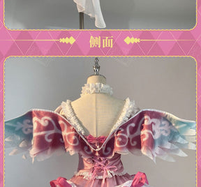 Hoshimiya Ichigo Cosplay Anime Aikatsu!Costume Sweet Lolita with Wings for Hallowmas Christmas Role Play Women