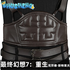 Game Final Fantasy VII Cloud Strife Cosplay Costume  Outfits Uniform Full Suit Halloween Party Costumes