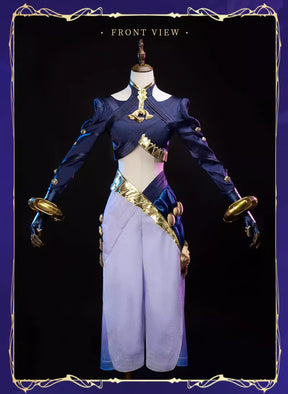 Game Cosplay Series: LOL Yunara  Cosplay Complete set of clothing accessories Shushengcos 3D mold printing S-XL