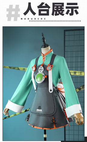 Shusheng-R Zenless Zone Zero Zhao Cosplay Costume Halloween Party Uniform Accessories Props Shoes Gloves Tail Complete Set