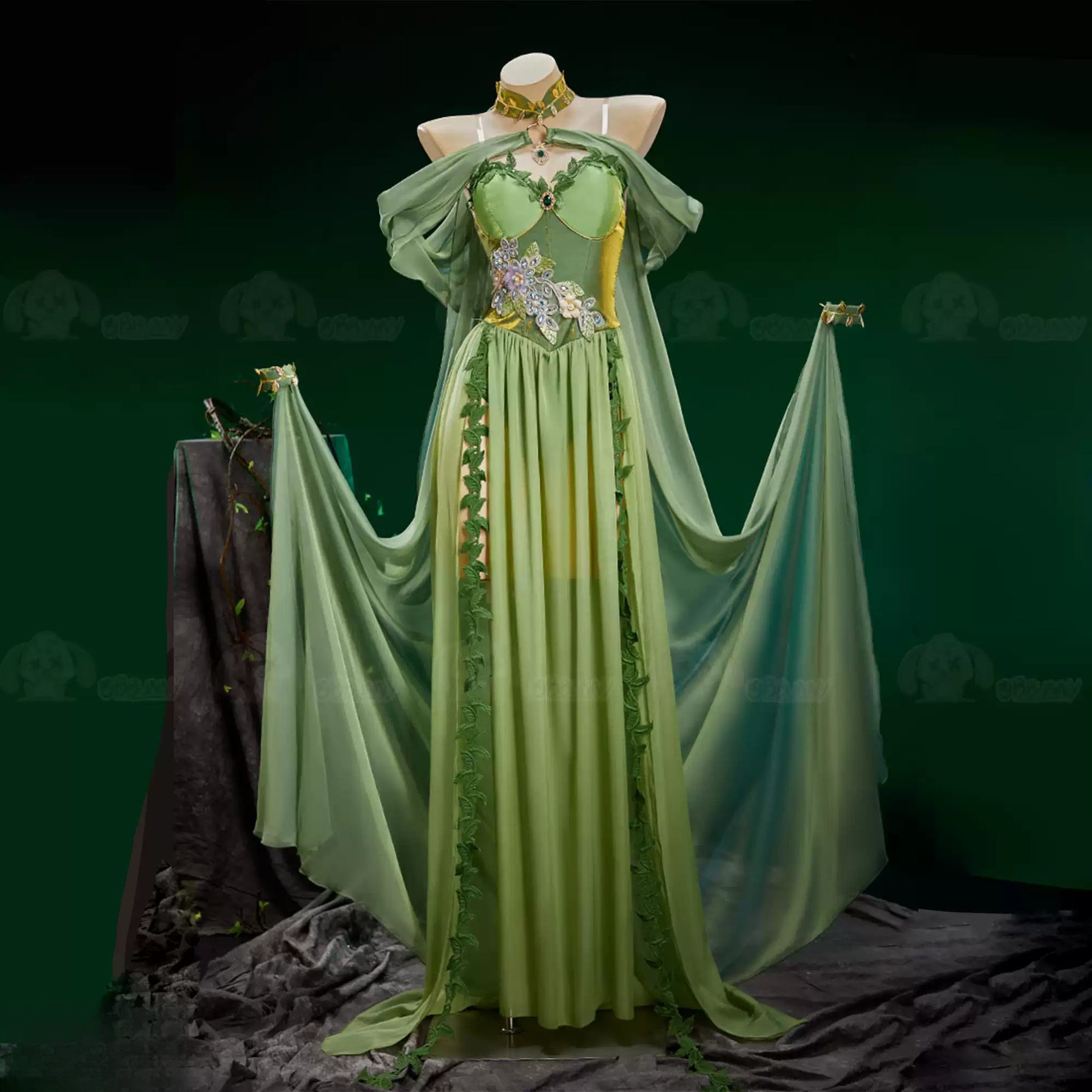 Shusheng-R The Wizard of Oz Elf Princess Dress Cosplay Costume S-XL