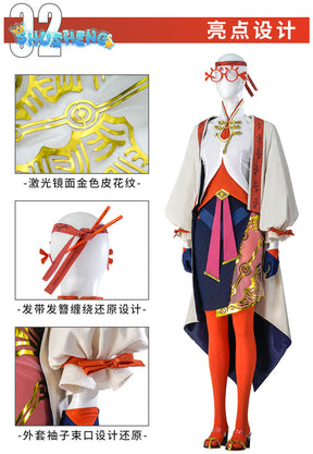 Halloween Costumes Game Tears Kingdom Purah Cosplay Cloak Skirt Link Tops Pants Gloves Zelda Cape Kimono Kids Carnival Suit