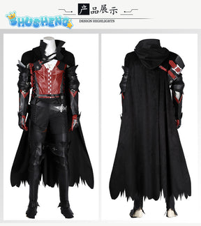 Final Fantasy XVI Clive Rosfield Cosplay Costume FF16 Clive Cosplay Battle Suit Men Halloween Carnival Party Suit Custom Made