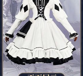 Asahina Mafuyu mfy Cosplay PRSK PJSK Five boxes Costume New Sweet Lolita Dress Halloween Party Fashion Women's Maid Uniform