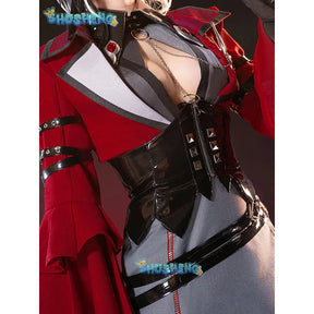 Genshin Impact Arlecchino The Knave Concert Game Suit Sexy Dress Uniform Cosplay Costume Halloween Party Outfit Women