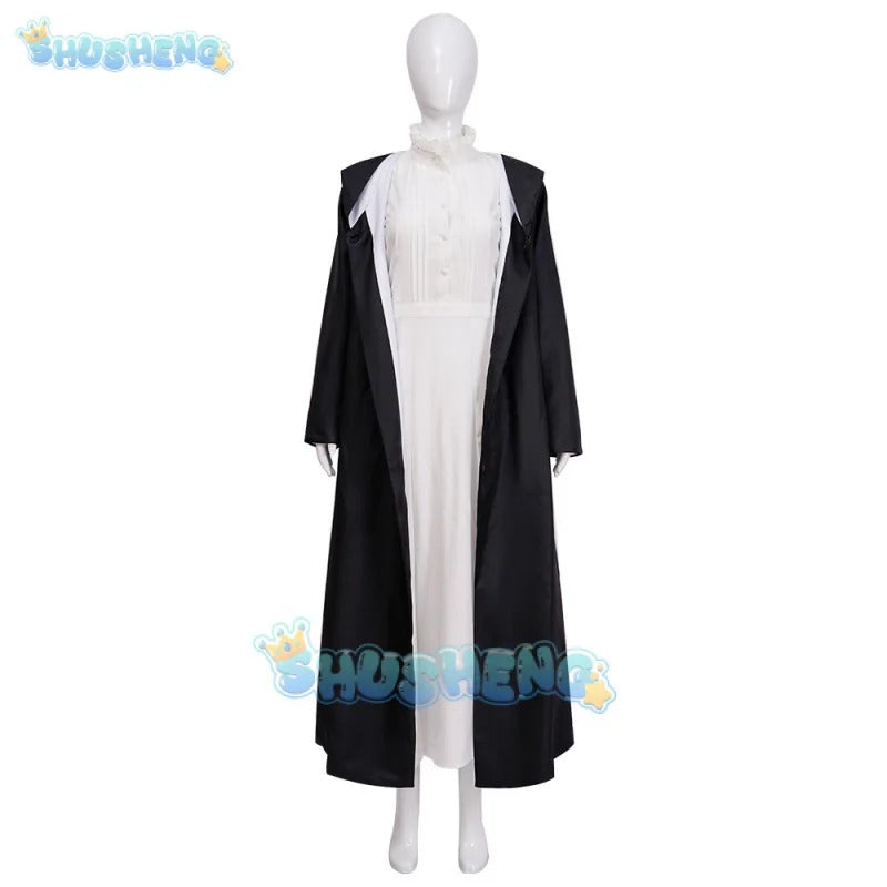 Fern Cosplay Costume include Cloak Coat Dress Headwear For Halloween Comic Con Fern Outfits