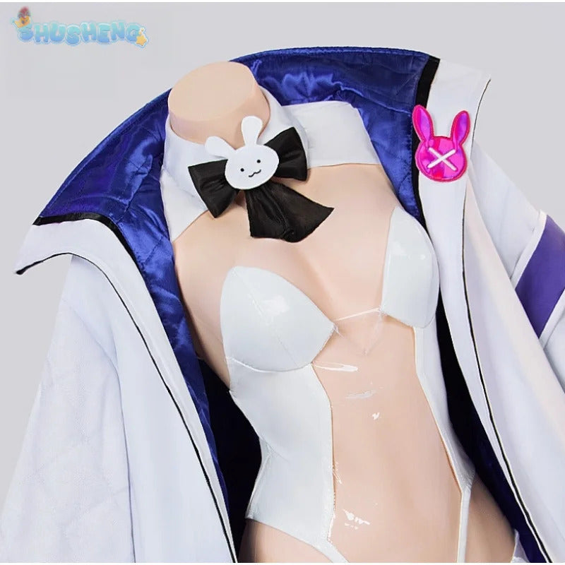 Honkai Gakuen 2 Tiara City Express Cosplay Costume Leather jumpsuit necklace outerwear sock set women Halloween sexy new uniform