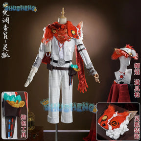 Identity V Florian Bland Fire Investigators LingHu Cosplay Costume Uniform Halloween Carnival Party Christmas Play Role Clothes