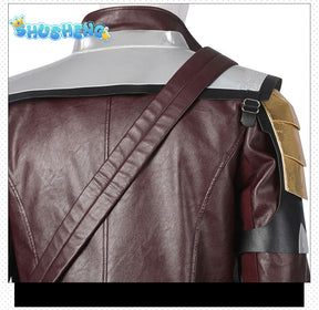 Star Lord Cosplay Costume Thor 4 Love and Thunder Star Lord Peter Quill Leather Outfits Mens Halloween Carnival Suit