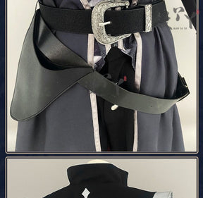 Identity V Cowboy Cosplay Costume Misfit Outfit Cowboy Cos Kevin Ayuso Hallowmas Carnival Disguies Party Costume