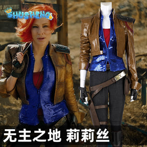 Lilith Cosplay Costume Leather Coat Vest Pants Borderlands Outfit Movie Border Cos Land Full Set Coat Women Halloween Roleplay Suit