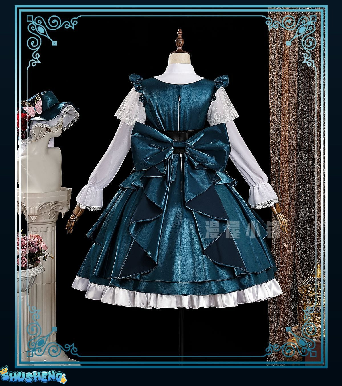 Gardener From Identity V Emma Woods Cosplay Costume Gardener Emma Woods Specimen Gallery Dress women halloween Costumes