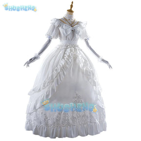 Identity V Marie Bloody Queen Game Suit Gorgeous Dress Uniform Cosplay Costume Halloween Party Role Play Outfit S-2XL