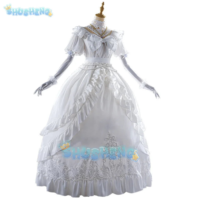 Identity V Marie Bloody Queen Game Suit Gorgeous Dress Uniform Cosplay Costume Halloween Party Role Play Outfit S-2XL