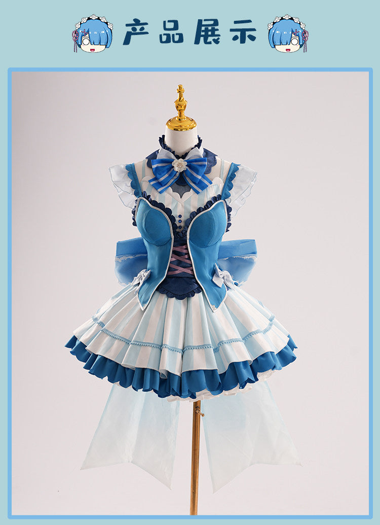 Shusheng-R Re:Life In a Different World From Zero Rem Cosplay Magical Girl Costume Lolita Dress Halloween Carnival Uniforms