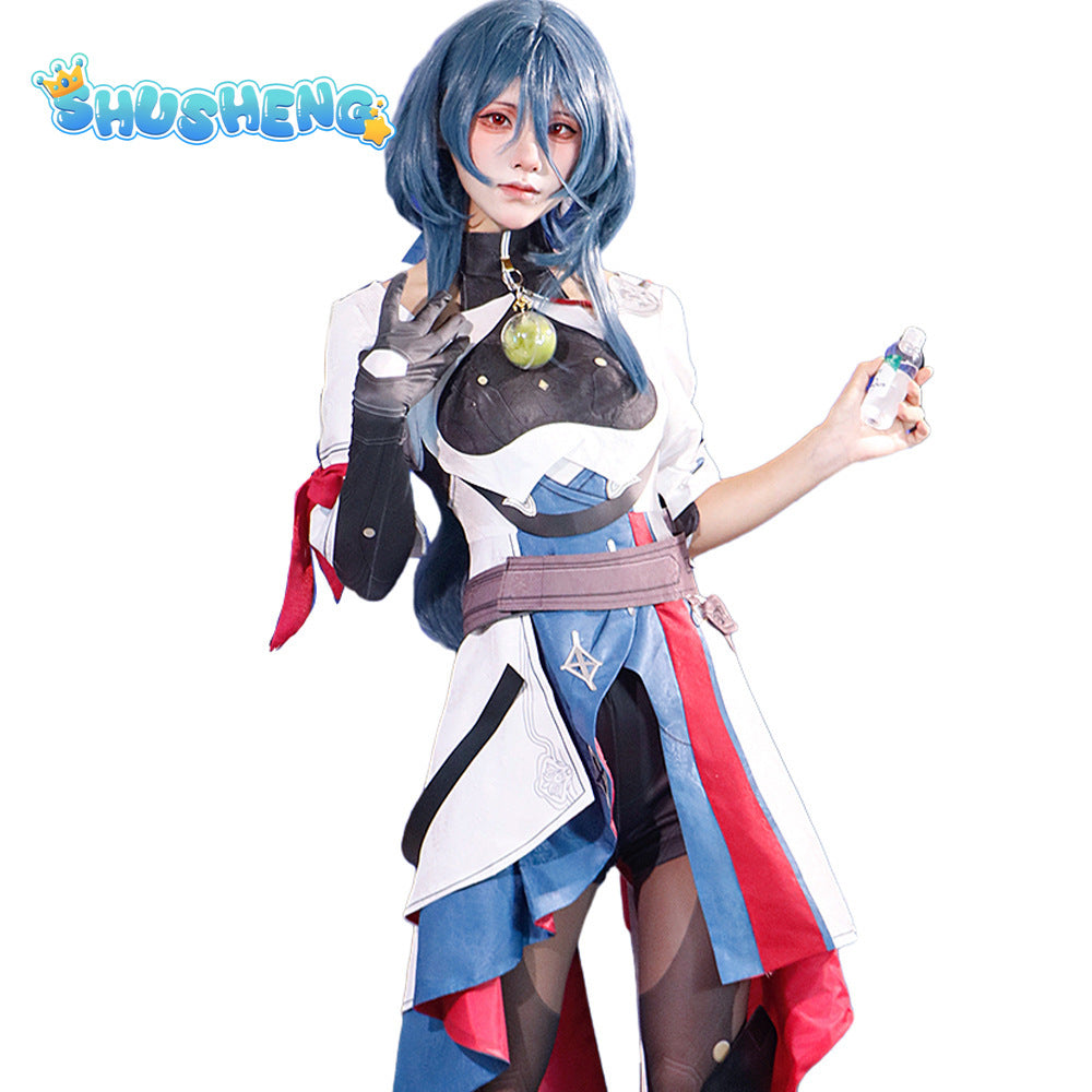 Game Honkai Star Rail Natasha Cosplay Costume Wig Halloween Carnival Party Outfits Women Dresses Suits Uniforms Clothing