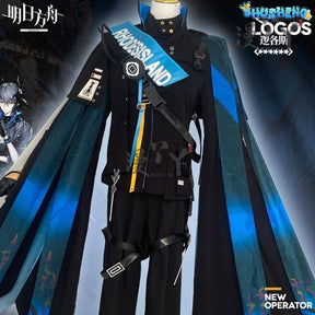 Arknights Logos Anniversary Game Suit Gorgeous Uniform Cosplay Costume Halloween Party Role Play Outfit Men