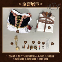 Game Identity V Little Girl Alice Derose Memory Twisting Pointer Official Cosplay Costume Accessories Woman's Anime Game Roleplay Outfit