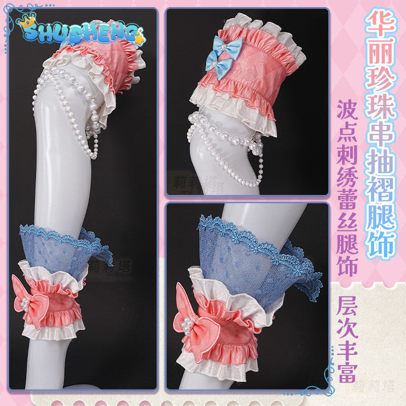 Cosplay Series: Idol Land PriPara-Manaka Laala Cosplay Sweet maid outfit Costume full set Shushengcos