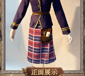 Game Identity V Doctor Emily Dyer Ivory Tower Cosplay Costume  Women Dress Anime Outfit Halloween Party Roleplay Fullset
