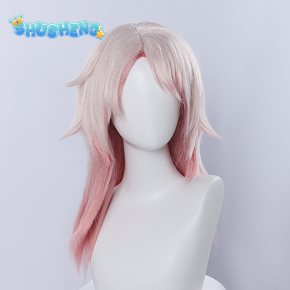 Honkai Star Rail Jiaoqiu Cosplay Costume Wig Uniform Headwear Foxian Xianzhou Yaoqing Halloween Party for Women Men Props