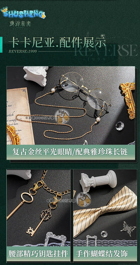 Reverse:1999 Kakania Doctor Game Suit Gorgeous Uniform Cosplay Costume Halloween Party Role Play Outfit Women S-3XL